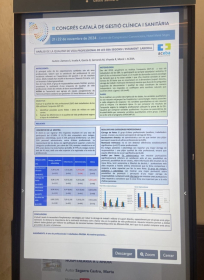 Pòster ACEBA al II Congrés Català de Gestió Clínica i Sanitària