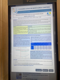 Pòster ACEBA al II Congrés Català de Gestió Clínica i Sanitària